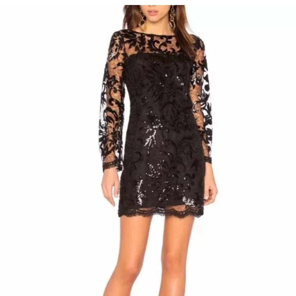 Cupcakes + Cashmere Sequined Lace Dress, Size M